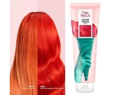 Kaukė suteikianti atspalvį plaukams Wella Color Fresh Mask 150 ml - Raudona