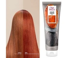 Kaukė suteikianti atspalvį plaukams Wella Color Fresh Mask 150 ml - Copper Glow