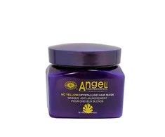 Kaukė šviesiems plaukams Angel Professional No Geltona Crystaline Mask 500ml