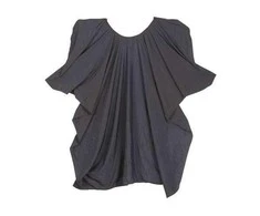 Kliento pelerina juoda Comair CRASH 128x146cm
