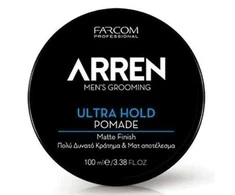 Labai stiprios fiksacijos pomada plaukams Farcom Professional ARREN Men's Grooming Ultra Hold Pomade 100ml
