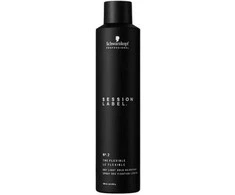 Lengvos fiksacijos plaukų lakas Schwarzkopf Session Label No2 The Flexible Hairspray 300ml