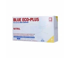 Maxwell Nitrilo pirštinės be pudros mėlynos ECO-PLUS Mėlyna S 100 vnt.