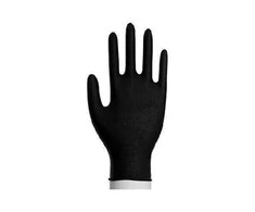 Nitrilinės pirštinės be pudros juodos Selefa Nitrile Medical Exam Gloves Powder-Free Juodas M 200vnt.