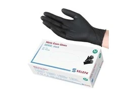 Nitrilo pirštinės be pudros mėlynos Selefa Sense Nitrile Gloves Mėlyna M 200 vnt.
