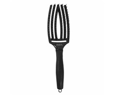 Plaukų šepetys džiovinimui Olivia Garden Fingerbrush Juodas Onix Medium
