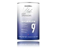 Plaukų šviesinimo milteliai Goldwell Light Dimensions Oxycur Platin 9+ 500g
