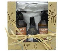 Nepaklusnių plaukų priežiūros rinkinys Rica Natura'rt Frizz Control Šampūnas &amp; Conditioner 250x250ml