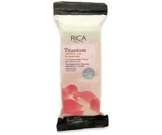 Rožinis vaškas su titano dioksidu kasetėje Rica Titanium Lipowax 100ml