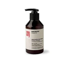 Raudoną atspalvį suteikianti dažanti kaukė Rica Natura'rt Raudona Grape Deep Raudona Mask 250ml