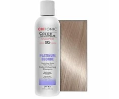 Šampūnas atkuriantis dažytų plaukų spalvą CHI Ionic Color Illuminate Platinum Skirtas šviesiems plaukams Šampūnas 355ml