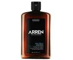 Šampūnas-prausiklis plaukams, kūnui ir barzdai Farcom Professional ARREN Men's Grooming Multiply Šampūnas 400ml