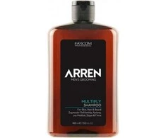 Šampūnas-prausiklis plaukams, kūnui ir barzdai Farcom Professional ARREN Men's Grooming Multiply Šampūnas 400ml