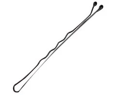 Segtukai plaukams juodi Comair PRETTY FASHION 5 cm (24 vnt)