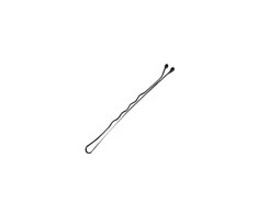 Segtukai plaukams juodi Comair PRETTY FASHION 6 cm (24 vnt)