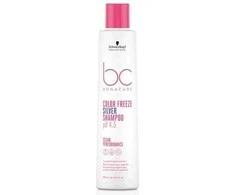 Šampūnas šviesiems plaukams Schwarzkopf Bonacure Color Freeze Sidabrinis Šampūnas pH 4.5 250ml