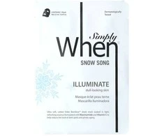 Skaistinamoji veido kaukė Simply When Snow Song Illuminate 23ml