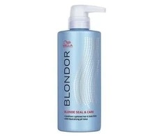 Stabilizatorius po plaukų šviesinimo Wella Blondor Skirtas šviesiems plaukams Seal &amp; Care 500ml
