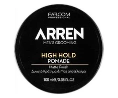 Stiprios fiksacijos pomada Farcom Professional ARREN Men's Grooming High Hold Pomade Matte Finish 100ml