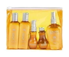 Angel Professional Kelioninis rinkinys krepšelyje sausiems ir normaliems plaukams Angel Marine Dry Neutral (5vnt)