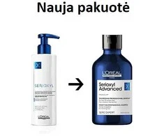 Valomasis šampūnas retėjantiems plaukams L'oreal Professionnel Serioxyl Advanced Densifying Šampūnas 300ml