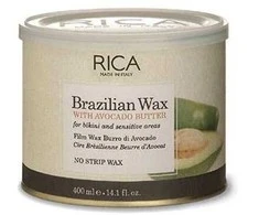 Vaškas su avokado sviestu jautriai odai Rica Brazilian Wax 400ml