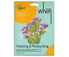 Veganiška ir drėkinanti veido kaukė Simply When Pricky Pear 23ml