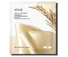 Veido kaukė Anua Rice 70+Ceramide Glow Collagen Mask 38 g