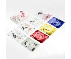 Veido kaukių rinkinys MITOMO Beauty Box From Japan 8 vnt.