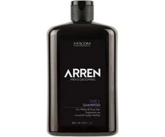 Vyriškas šampūnas žiliems ir baltiems plaukams Farcom Professional ARREN Men's Grooming Pilkas Šampūnas 400ml