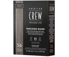 Vyriški plaukų dažai American Crew Precision Blend Hair Color 3x40 ml - 5/6 Medium Ash