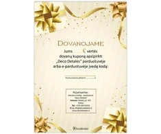 50 € vertės dovanų kuponas
