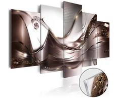 Akrilinis paveikslas – Auksinė audra