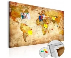 Artgeist Kamštinis paveikslas - World Map: Time Travel