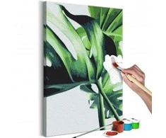 Artgeist Tapybos pagal skaičius rinkinys - Monstera Adansonii