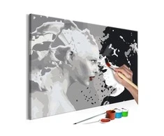 Artgeist Tapybos pagal skaičius rinkinys - Juodas &amp; Baltas