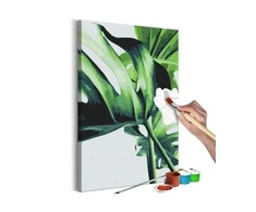 Artgeist Tapybos pagal skaičius rinkinys - Monstera Adansonii
