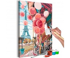 Artgeist Tapybos pagal skaičius rinkinys - Paris Carousel