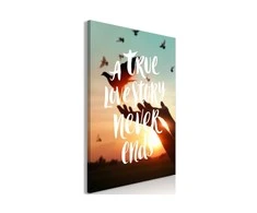 Artgeist Paveikslas - A True Love Story Never Ends (1 Part) Vertical