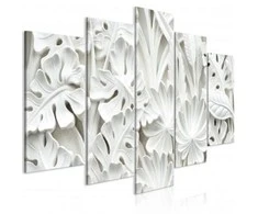 Artgeist Paveikslas - Alabaster Garden (5 Parts) Wide