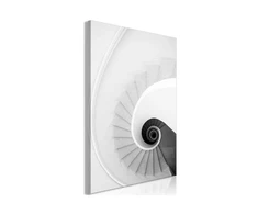 Artgeist Paveikslas - Baltas Stairs (1 Part) Vertical