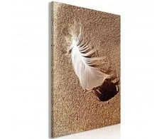 Artgeist Paveikslas - Feather on the Sand (1 Part) Vertical