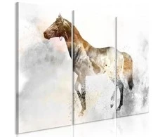 Artgeist Paveikslas - Fiery Steed (3 Parts)