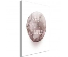 Artgeist Paveikslas - Keep Life Simple (1 Part) Vertical