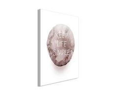 Artgeist Paveikslas - Keep Life Simple (1 Part) Vertical