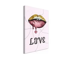 Artgeist Paveikslas - Liquid Lips (1 Part) Vertical