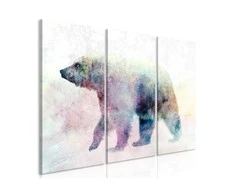 Artgeist Paveikslas - Lonely Bear (3 Parts)