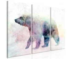 Artgeist Paveikslas - Lonely Bear (3 Parts)