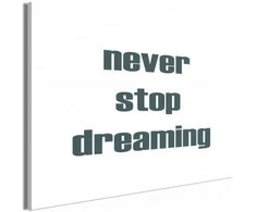Artgeist Paveikslas - Never Stop Dreaming (1 Part) Wide