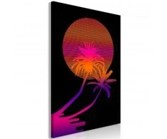 Artgeist Paveikslas - Palm at Sunrise (1 Part) Vertical